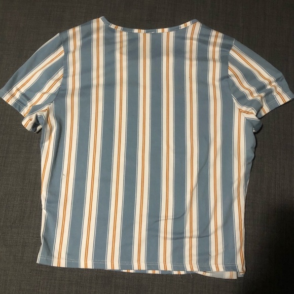 Tops - Striped Crop Top